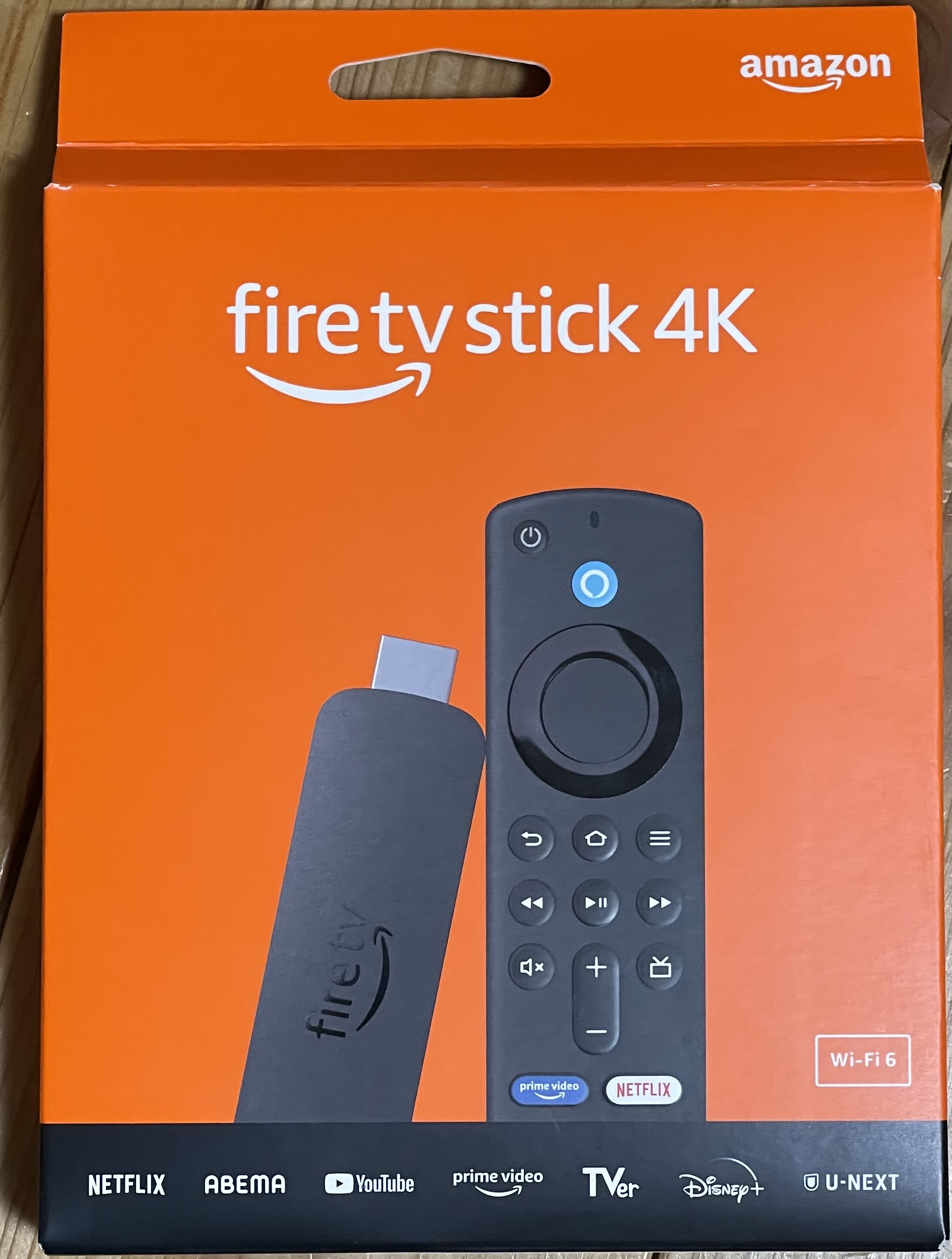Amazon Fire TV Stick 4Kの外箱写真