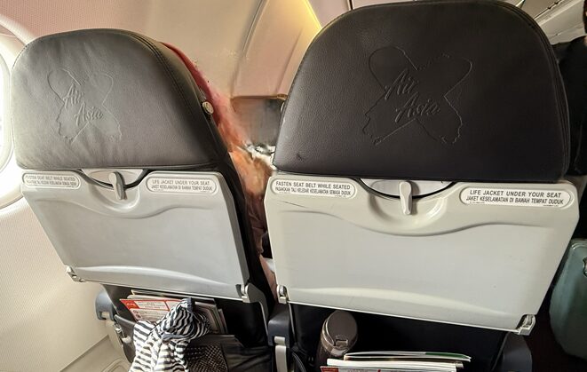 AirAsiaの座席