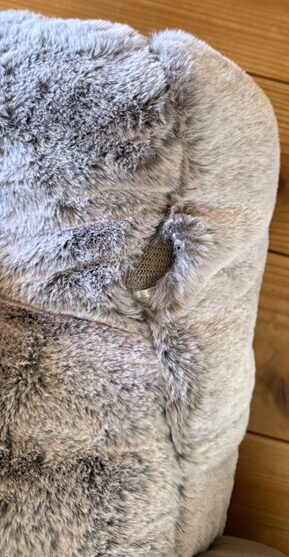 山善　蓄熱式湯たんぽ　縫い目がほつれた