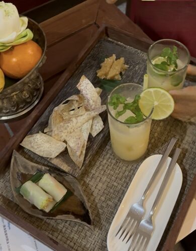 クメールマンション レジデンス ウェルカムドリンクとスナック