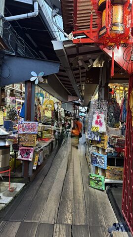 世界遺産の水上集落　通路