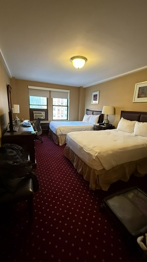 ニューヨーク　ベルヴェデーレ　ホテル　室内