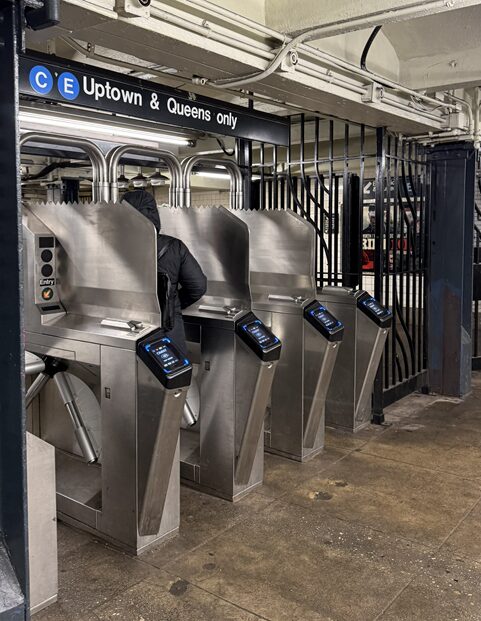 ニューヨーク 地下鉄 改札