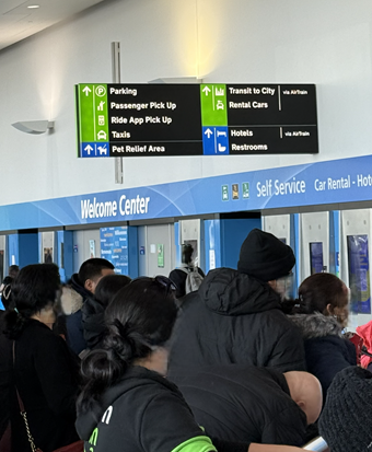 ターミナル4のウェルカムセンター