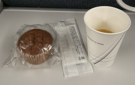 羽田空港からANAでニューヨーク マフィン