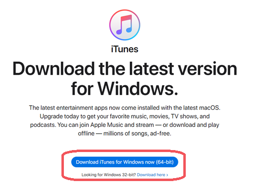 Download iTunes for Windows